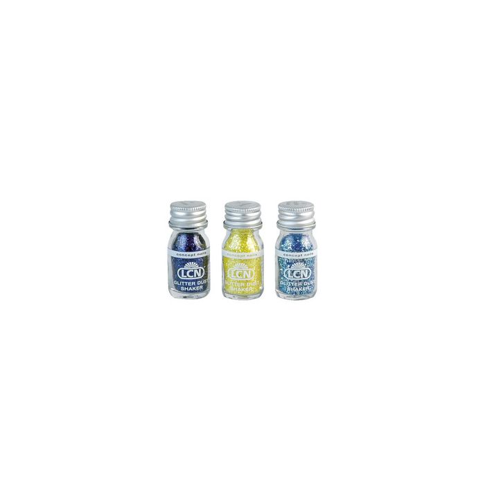 Glitter dust shaker - gold-multi