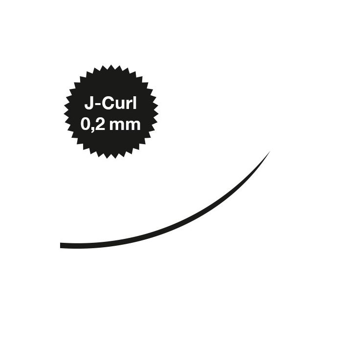 Captivating Lashes 0,2mm./ J-Curl