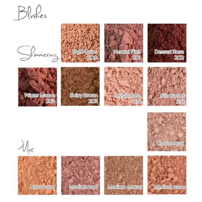 Blush 207 Seashell m. børste, 4 g