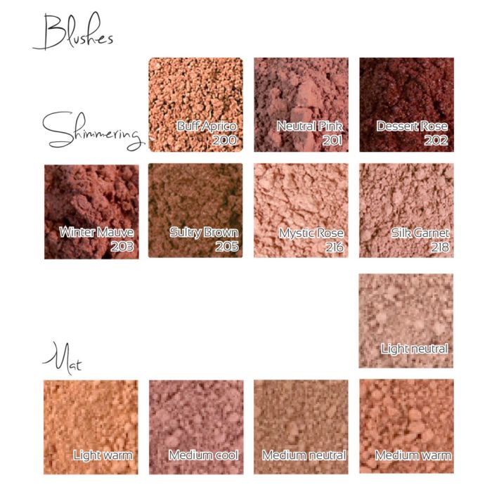 Blush 218 Silk garnet u. børste, 10 g