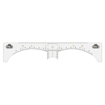 Eyebrow Ruler Sticker, 5 stk.