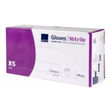 Nitril handsker, x-small hvid - 150 stk. pr. pk.